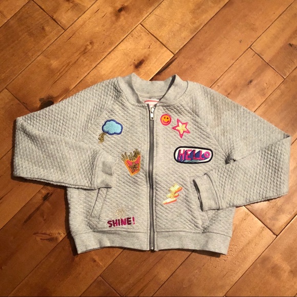 Gymboree Other - Gymboree Emoji Zip Up Sweater Jacket Size Large